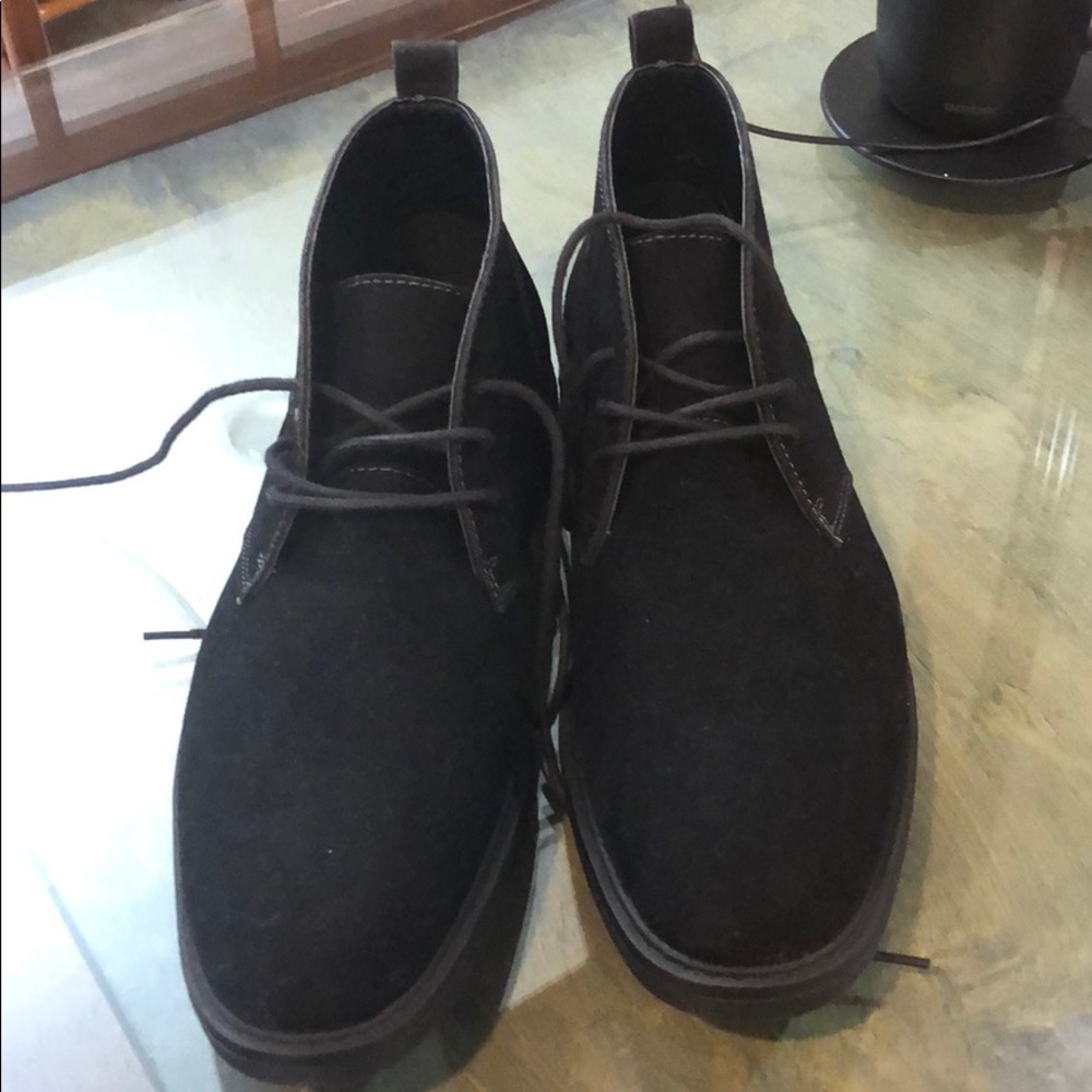 Suede shoes